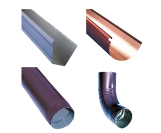Square Gutter Down Pipe Roll Forming Machine Portable Rainwater Gutter