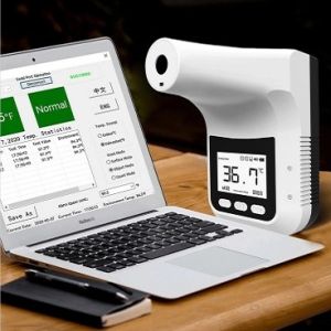 China Memory Function 2600mAH 350g Wall Mounting Thermometer wholesale