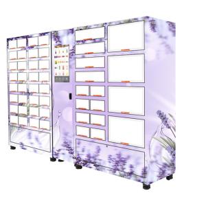 China Self Service Automatic Locker Vending Machine With 4℃ Cooling Refrigeration wholesale