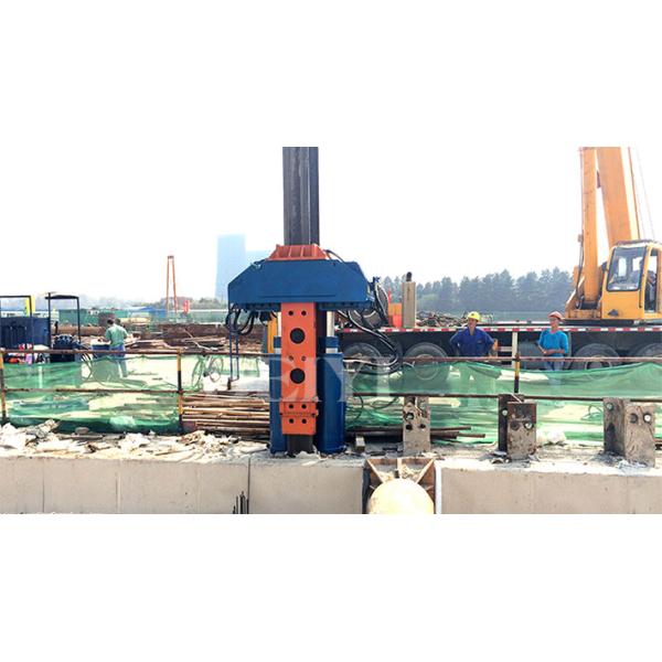 Beiyi new type BY-BZJ-300LS H-beam hydraulic pile extractor pulling machiinery mainly used in municipal construction