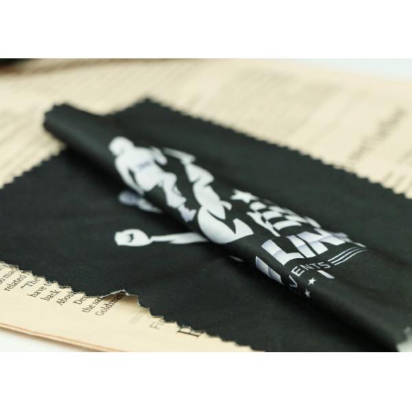 Sports Style Microfiber Glasses Cloth Zigzag Digital Printing One Side