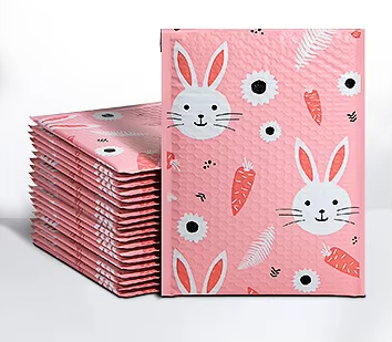Waterproof Poly Bubble Mailing Bag Shockproof Customizable Size