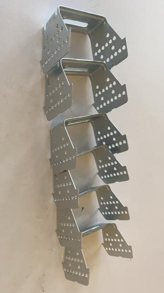 Quality 1.0mm Furniture Galvanized Steel Stamping U Metal  Clip Bracket for sale