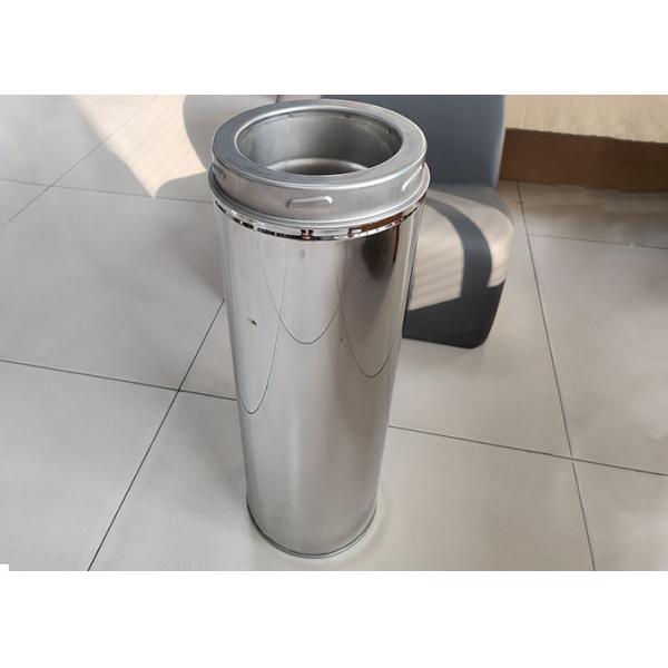 Standard Metal Plate Chimney Pellet Vent Pipe 3Inch Surface Spray Black Treatment