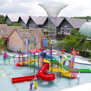 Fiberglass Water Amusement Park Equipment Outdoor Oxidation Resistant