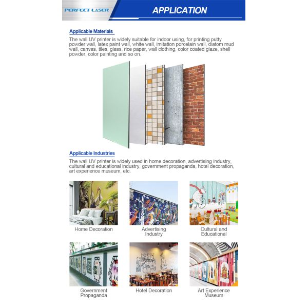 Vertical Type Direct to Wall UV Printer Machine Price for Ceramic Tile / Wooden Board / Glass Painting