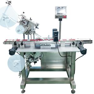 China Kinco Automatic Top And Bottom Labeler Cream Jar Labeling Machine wholesale