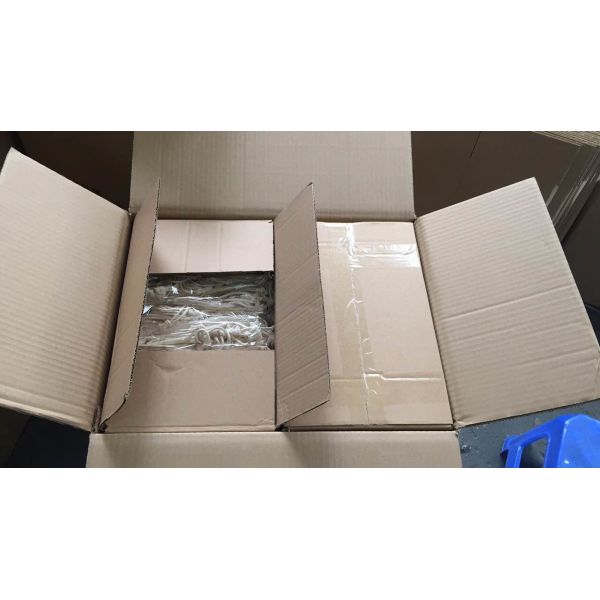 One Side Packaging Drawstring Bag Natural Color Round Bottom With A Snap Hoop