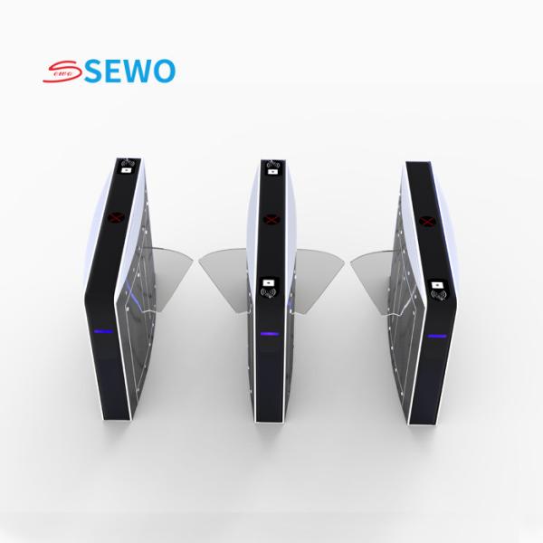 Quality RS485 TCP/IP Flap Barrier Gates Fast and Controlled Passage for Traffic Environments for sale
