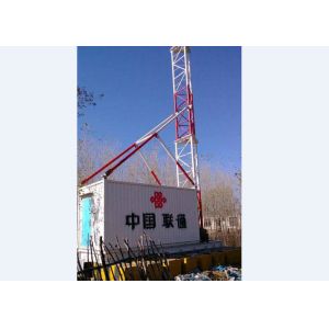 China Power Coated GSM Antenna Tower Erosion Resistant For Telecommunication wholesale