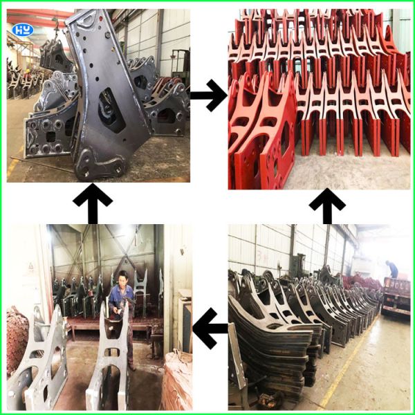 SUNWARD 3 Ton Hydraulic Jack Hammer Breaker 45mm Chisels Excavator Spare Parts