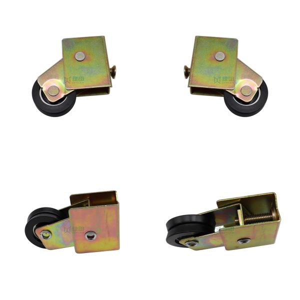 Black Plastic Casing Sliding Bearing Wheel Roller