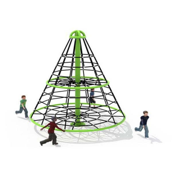 Double Layers Rope Play Equipment , Enduring Material Gametime Playground