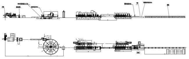 High Precision Stainless Steel Pipe Making Machine High Frequency Welded Pipe Mill Line