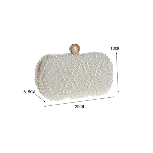 Cross-border new pearl dinner bag European and American lady banquet bag celebrity dress evening bag