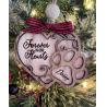 Buy cheap 2 Layered Heart Pet Memorial Ornament 4"*3" Dog Remembrance Ornament from wholesalers