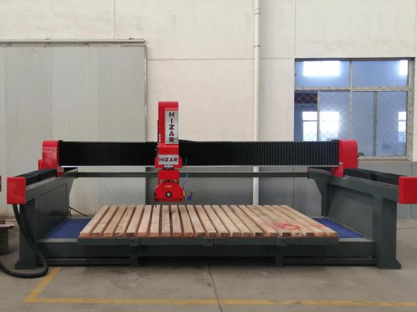 Quality Bridge Cutting Saw For Granite Marble With 5 Axis 45 Degrees Chamfer Cutting  Stone CNC Machine for sale