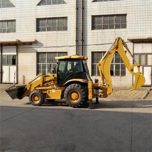 China 4 Wheel Drive Backhoe Loader Equipped With Hydraulic Breaking Hammer wholesale