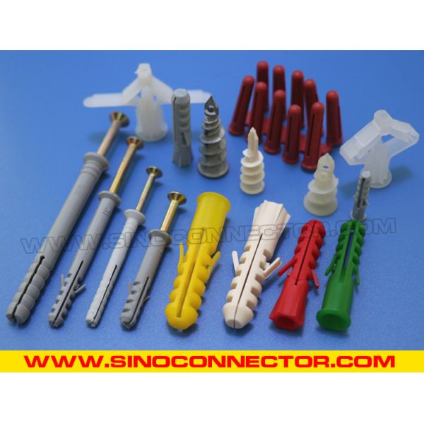 Wall Plugs / Fixing Anchors / Wall Anchors / Expansion Plugs Anchors in Plastic Nylon