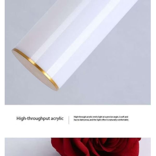 Three Acrylic Cylindrical Bedroom Bedside Chandelier Living Room TV Background Wall Lamp Minimalist Bedside Lamp