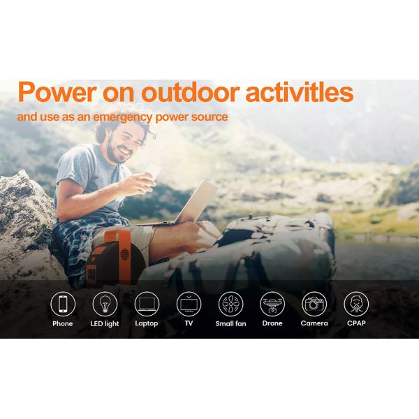 Customized 42000Mah 100W Portable Power Station Home / Outdoor Mini Emergency Power Supply