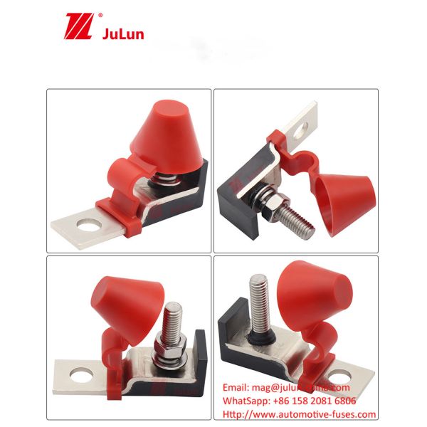 2-Position Terminal 60A-300A Fuse Holder Single Stud M8 Compact Rated Battery Fuse