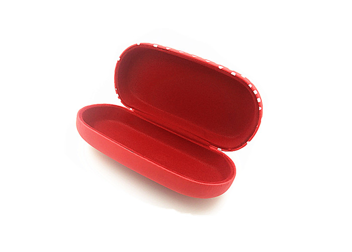 Hard PU Personalised Sunglasses Case With Red Mickey Mouse Pattern