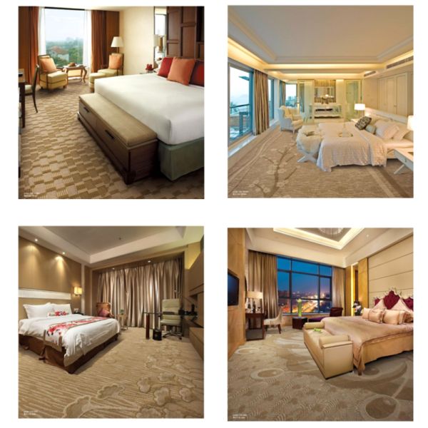 Hot sales embroidered badge pattern cut loop pile indoor carpet