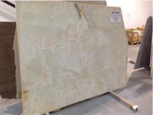 China Polished Translucent backlit Marble White Onyx Slab wholesale