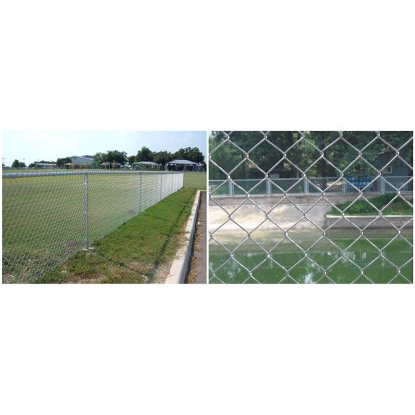 galvanized wire material pvc coated chain link fence ,pvc coated wire fence
