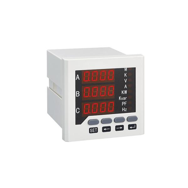 Quality Analog three phase multi function digital power factor  meter rs485 modbus for sale