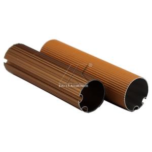 China Bronze Custom Curtain Rods With Aluminum Alloy Extrusion 2.5-3.5m Length wholesale