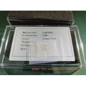 0.5mm LaAlO3 Crystal Wafers LAO Single Crystal Substrate