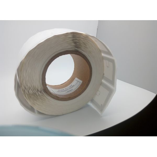 45x45mm HF RFID Sticker Tags ISO14443A Protocol 80g Coated Paper Sticker