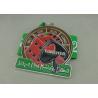 Die Stamped Soft Enamel Medals Customized Ribbon For Sporting Running Awards for sale