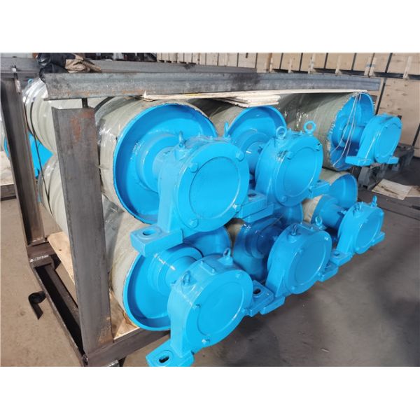 DT II Rubberized Motorized Conveyor Pulley for Bulk Material