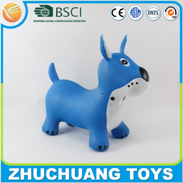 jumping inflatable cartoon animal toy dog