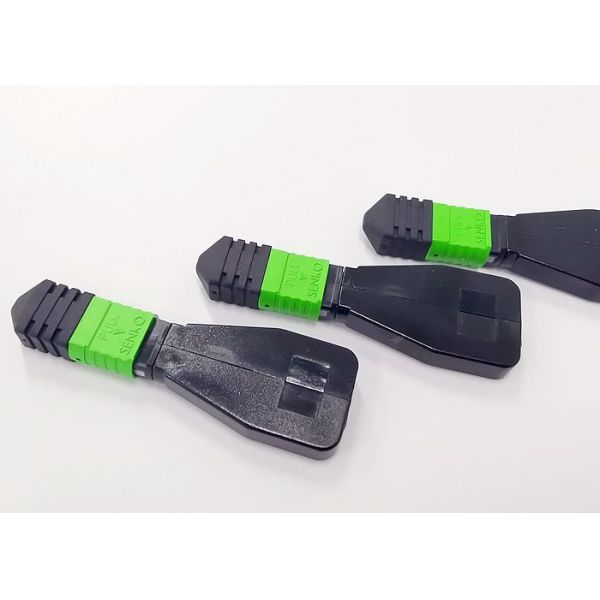 12F / 24F MPO Patch Cable Fiber Optic Loopback Adapter For QSFP / Transceiver