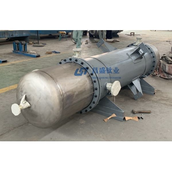 manufacturer gr2 titanium shell and tube heat exchanger for titanium tube bundle