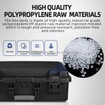 Waterproof IP67 Multi Tool Box with Custom Foam 525x291x185mm