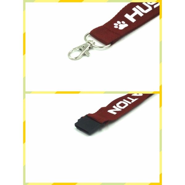 Non Toxic Custom Made Lanyards , Personalized Polyester Neck Lanyards For Dog