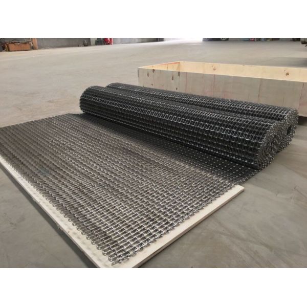 Spiral 304 SS Conveyor Wire Belt Corrosion Resistant 4.0m Width