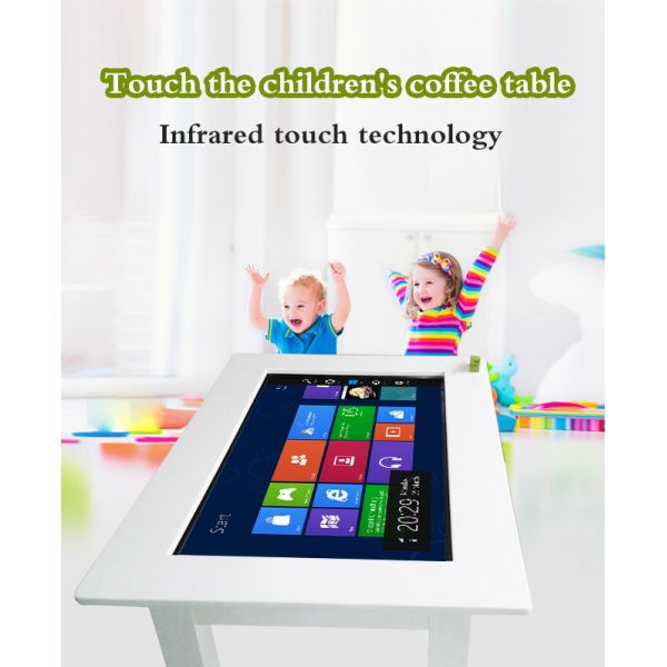 Lcd Interactive Smart Home Touch Screen Table Multi-Function Table With Computer For Kids / Family / Meeting
