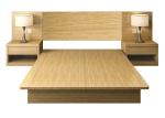 China Easy To Clean Commercial Hotel Furniture , E1 MFC Board Health Apartment Bed wholesale