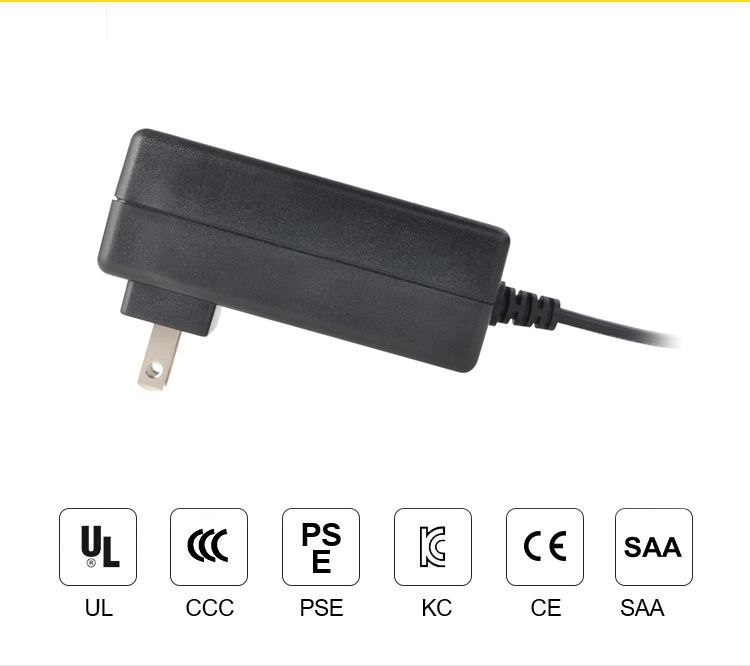 US / Interchangeable 12vdc Class Vi Power Supply UL CUL Certificate