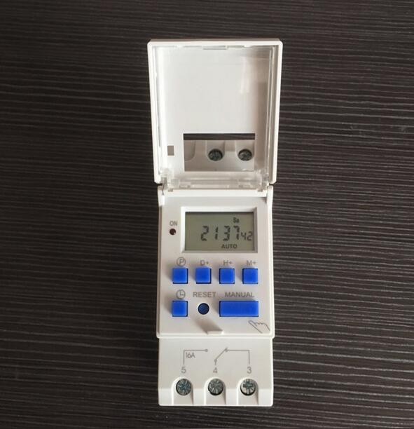 High quality DHC15 Weekly Programmable Digital Electronic Timer AHC15T 50Hz 24 Hour Digital Time Switch Din Rail Timer Switch