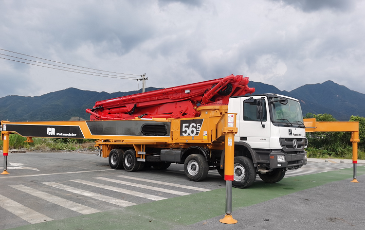 BENZ Euro4 PUTZMEISTER Used Pumps Concrete Truck M56-5 Refurbished