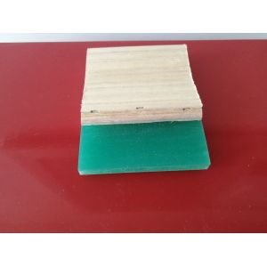China Yellow Screen Printing Squeegee Blades Wooden Handle 75A 40cm Length wholesale
