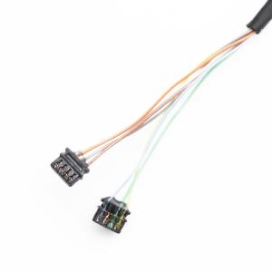 China Factory Customized 0.6 Pitch JST 04XSR TO JST 10XSR IDC Wire Harness Cable Assembly on sale