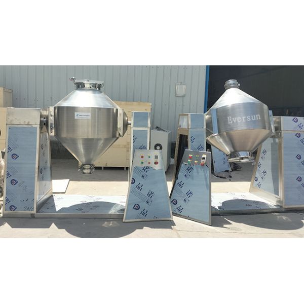 OEM / ODM Custom Flour Spices Double Cone Blender Sugar Mixer For Dry Ingredients